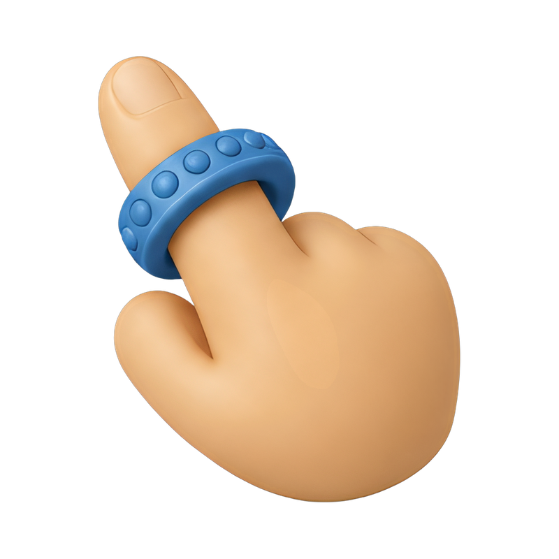 fidget ring on display