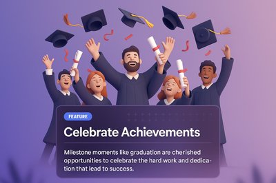 Joyful Graduation Celebration with Students and Diplomas