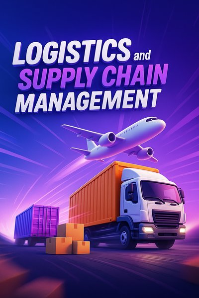 Dynamic Logistics and Supply Chain Management Illustration