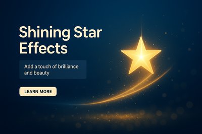 Shining Star Effects Graphic for Visual Enhancement