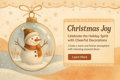 Charming Boho Snowman Design for Holiday Spirit