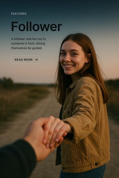 Stylish Web Page Design for Follower Theme