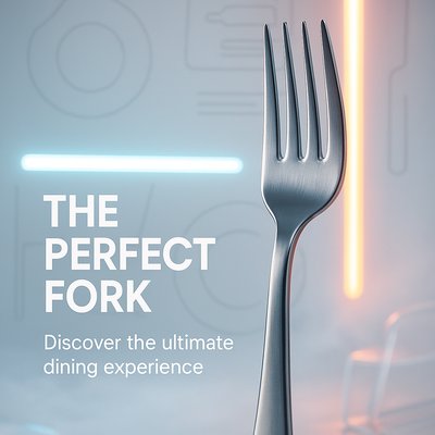 Promotional Image for Dining Experience Featuring a Stylish Fork