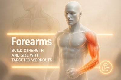 Informative Fitness Illustration on Forearm Workouts