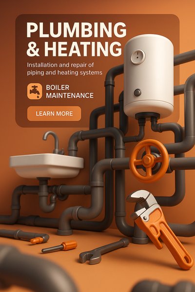 Plumbing and Heating Services Visual Representation