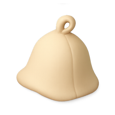 Realistic Silicone Bell Object with Loop