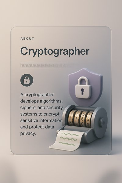 Modern Cryptographer Design with 3D Elements