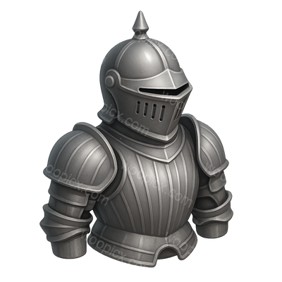 3D Knight Armor Icon for Gaming Applications