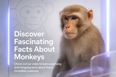 Engaging Social Media Post Featuring a Monkey