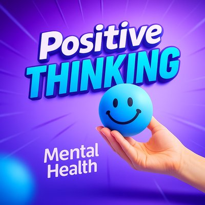 Positive Thinking Sphere for Mental Health Awareness