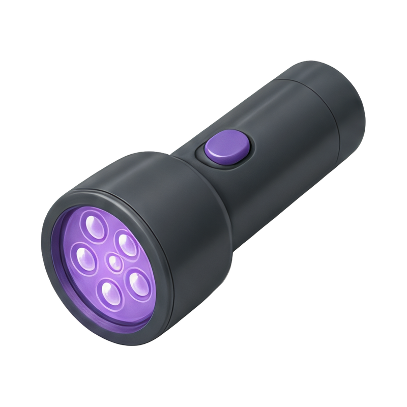 UV flashlight for pest detection