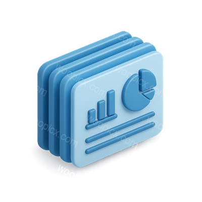 Stylish 3D Isometric Icon for Presentation Decks