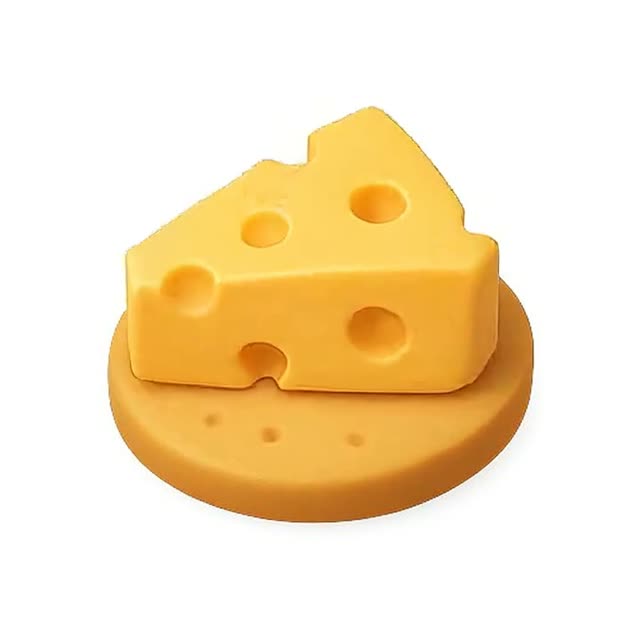 Cheese Slices on Round Platters in Video Stock Footage