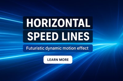 Futuristic Motion Graphic with Speed Lines Effect
