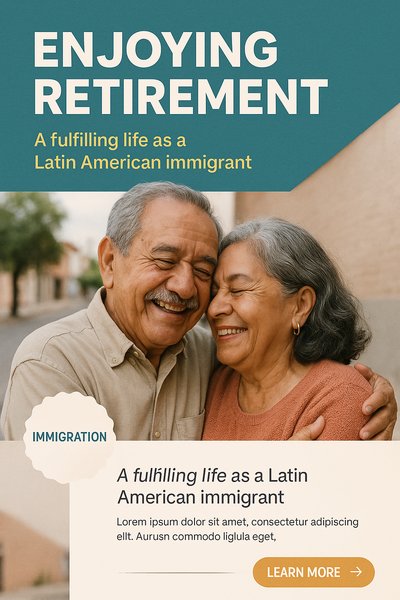 Joyful Elderly Couple Embracing Retirement Together