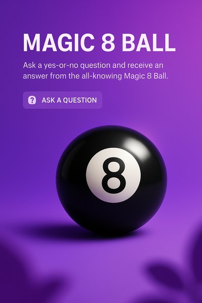Magic 8 Ball Interactive Guidance Tool