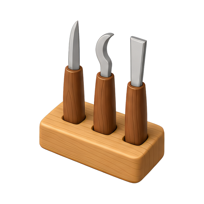 wood carving knife set