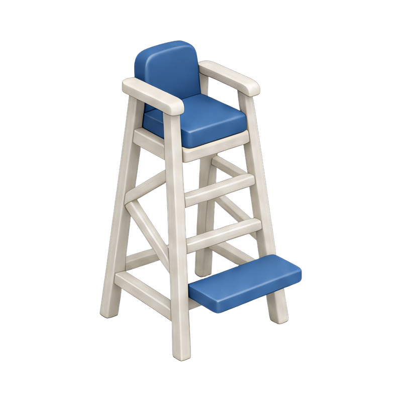 vintage umpire chair