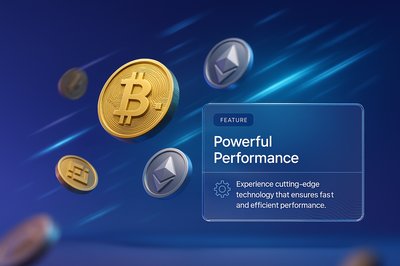 Dynamic Crypto Illustration with Features Highlight