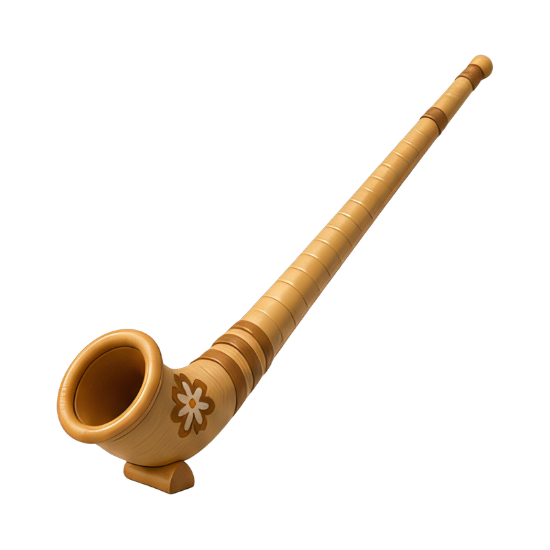 Traditional Austrian alpine horn