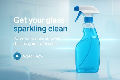 Promotional Product Image for Glass Cleaning Solution