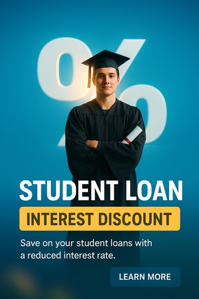 Student Loan Interest Discount Promotion for Graduates