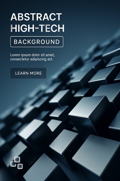 Abstract High-Tech Background for Modern Designs