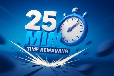 Countdown Timer Graphic for Time Management