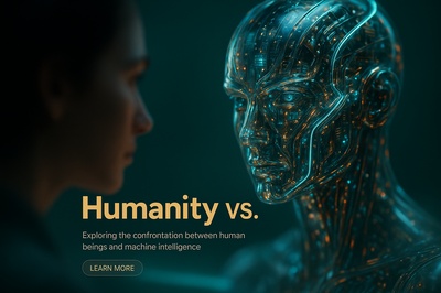 Humanity vs. Artificial Intelligence: A Visual Confrontation
