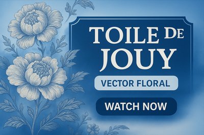 Elegant Floral Vector Design with Calligraphy