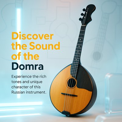Promotional Image Showcasing the Domra Musical Instrument
