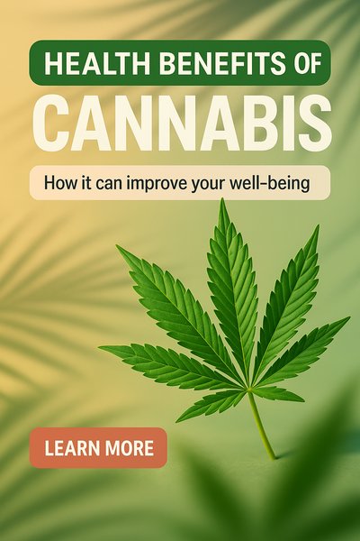 Informative Graphic on Health Benefits of Cannabis