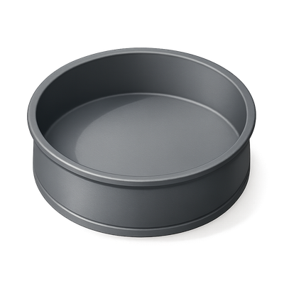 3D Cake Pan Icon in Isometric View
