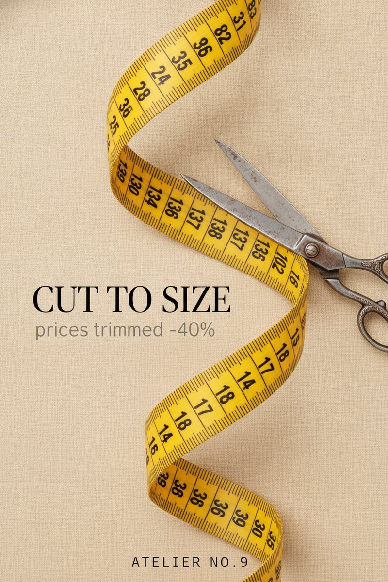 Tailor's Measure Sale Banner