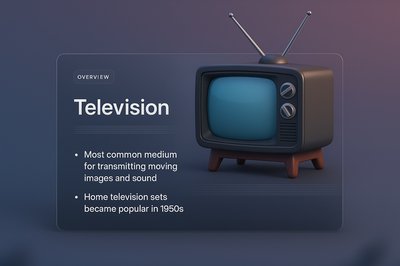 3D Television Design with Integrated Information Blocks