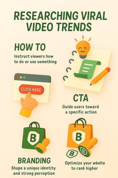 Infographic on Researching Viral Video Trends