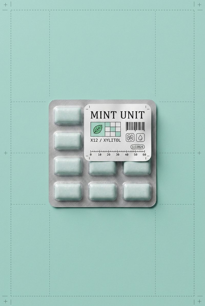colorful chewing gum assortment