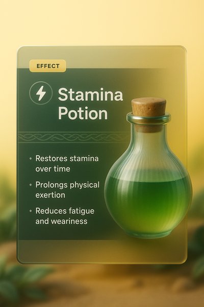 Stamina Potion: Enhance Your Energy and Endurance