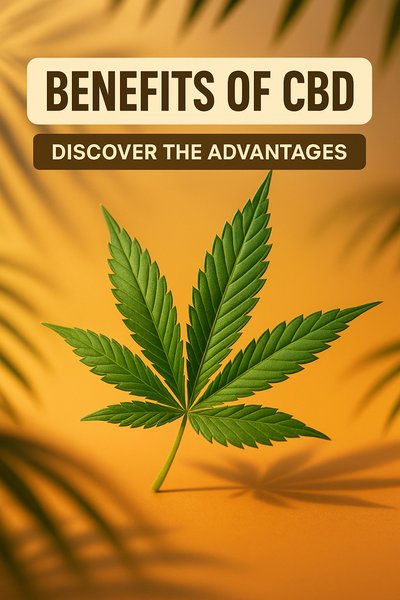 Promotional Graphic Highlighting CBD Benefits