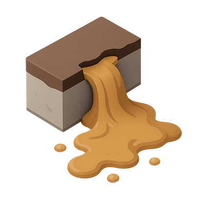 Delicious Chocolate and Caramel Dessert Illustration