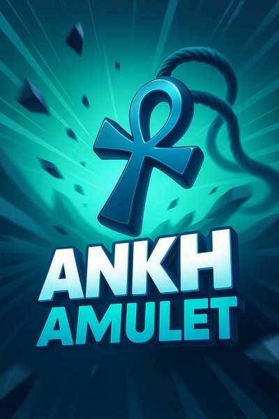 Dynamic Ankh Amulet Illustration with Engaging Design