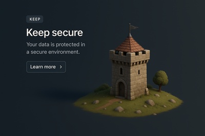 Detailed 3D Scene of a Secure Castle Environment