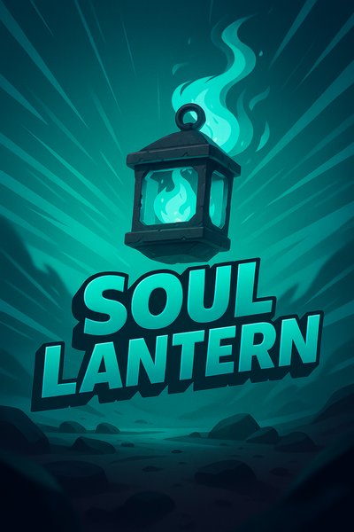 Dynamic Soul Lantern Illustration with Vibrant Colors