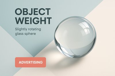 Modern Office Meeting with Glass Sphere Advertisement