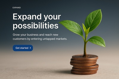 Stylish Universal Web Page Design for Business Growth