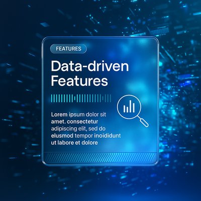 Abstract Digital Data Background for Technology and Education