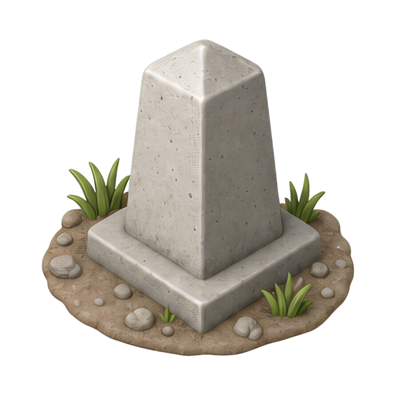 historic boundary monument stone