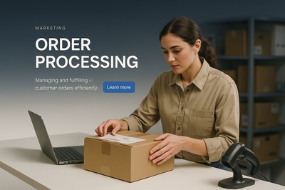 Stylish Order Processing Webpage Design