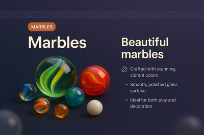 Explore Stunning Marbles - Unique Glass Creations