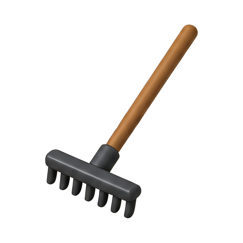 golf course sand bunker rake